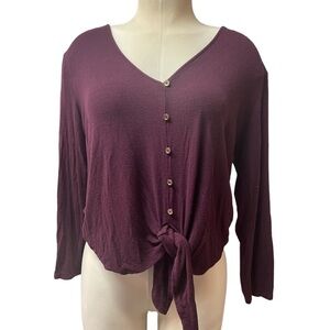 Michael Kors tie front top